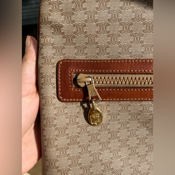 Céline Macadam Clutch Bag Brown Beige - Picture 10 of 10